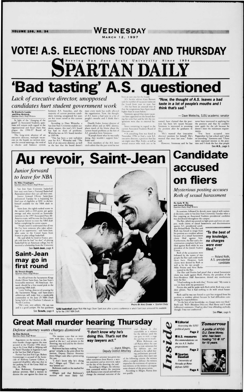 'Bad Tasting, A.S. Au Revoir, Saint-Jean