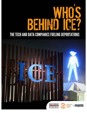 Who's Behind ICE: Tech and Data Companies Fueling Deportations