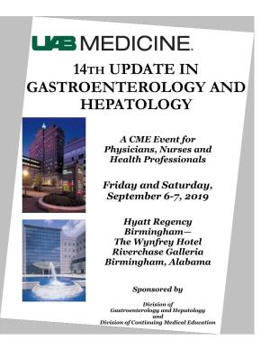 14Th Update in Gastroenterology and Hepatology