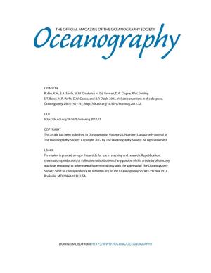 Oceanographyra Spocietyhy