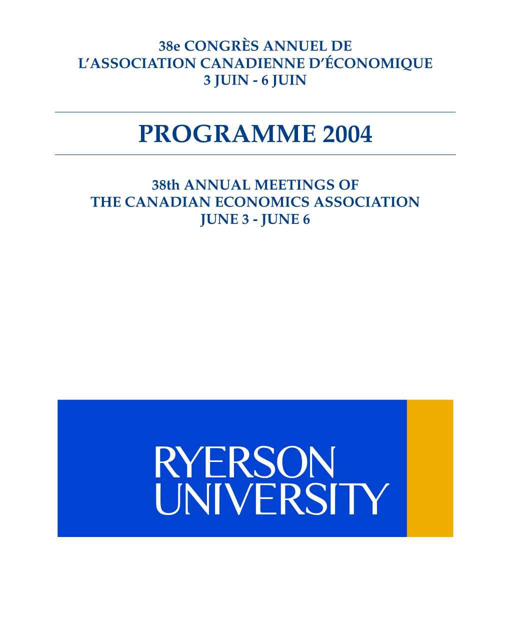 Programme 2004