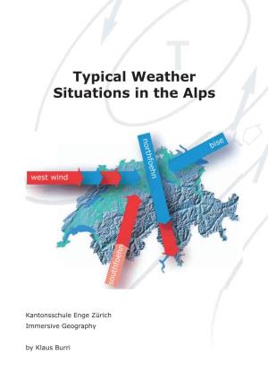 Typical Weather Situations in the Alps