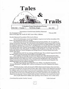 Tales & Trails