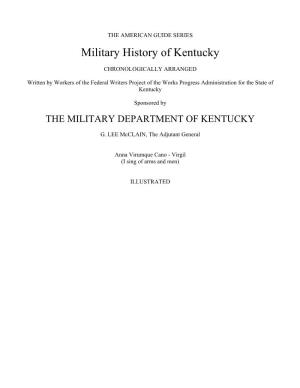Military History of Kentucky
