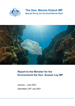Report to the Minister for the Environment the Hon. Sussan Ley MP