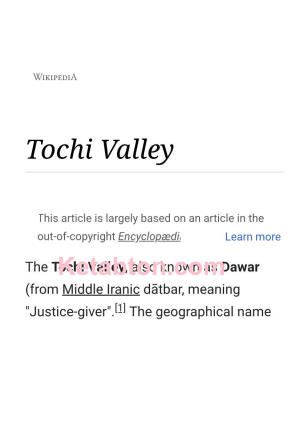 Tochi Valley