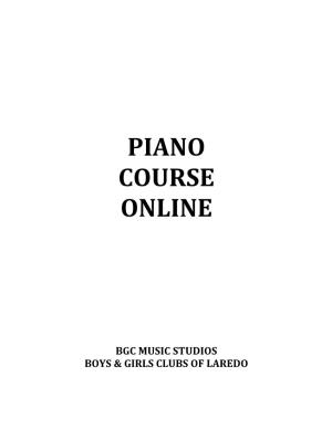 Piano Course Online