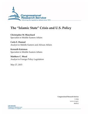 Islamic State” Crisis and U.S