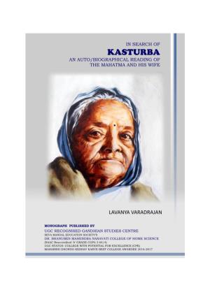 Monograph on Kasturba