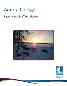 Aurora College Faculty and Staff Handbook