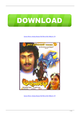 Janwar Movie Akshay Kumar Full Movie Hd 1080P in 139