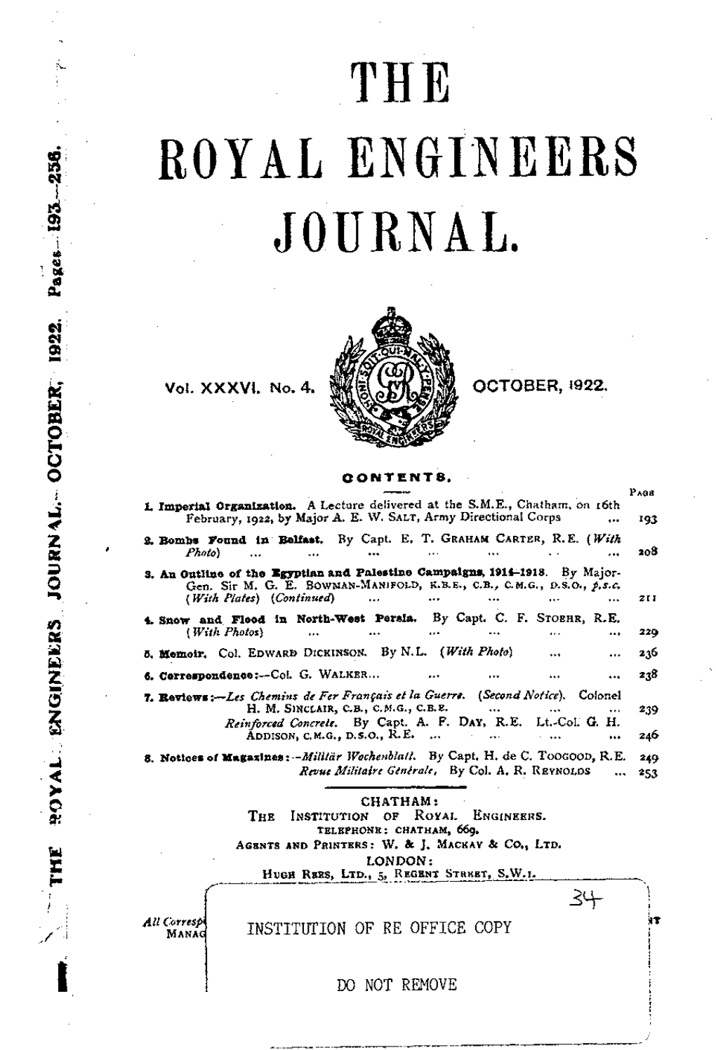 The Royal Engineers Journal