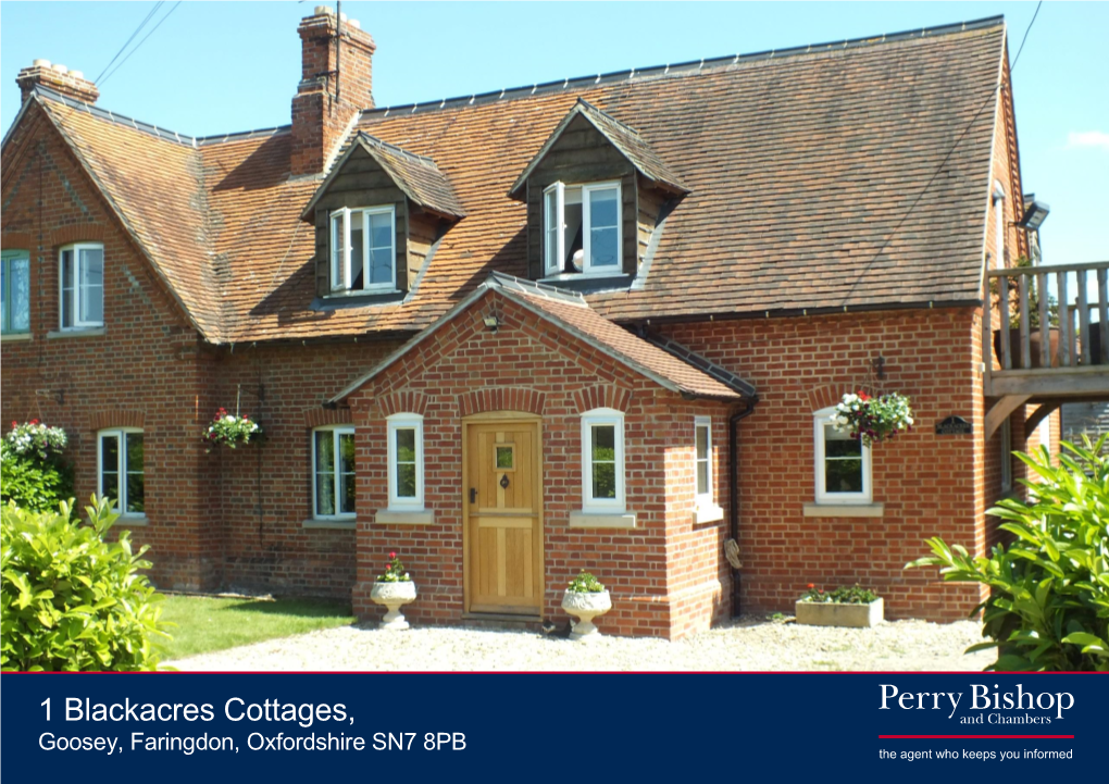 1 Blackacres Cottages, Goosey, Faringdon, Oxfordshire SN7 8PB