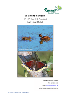 La Brenne at Leisure Holiday Report June 2018