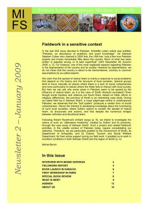 MIFS Newsletter N°2 2009