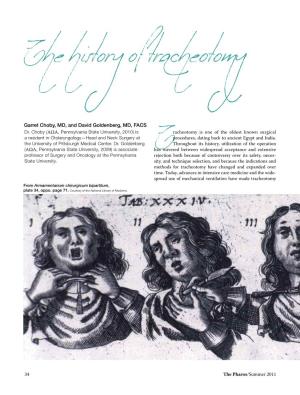 The History of Tracheotomy