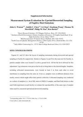 Measurement System Evaluation for Upwind/Downwind Sampling of Fugitive Dust Emissions