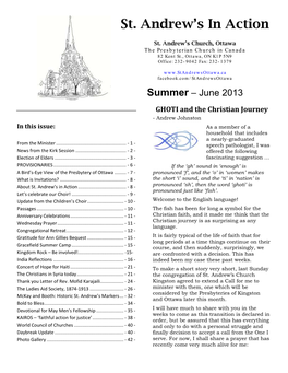 Summer – June 2013