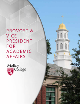 Provost & Vice President for Academic Affairs