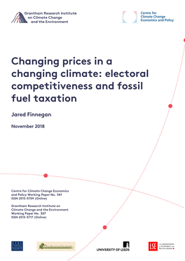 Electoral Competitiveness and Fossil Fuel Taxation