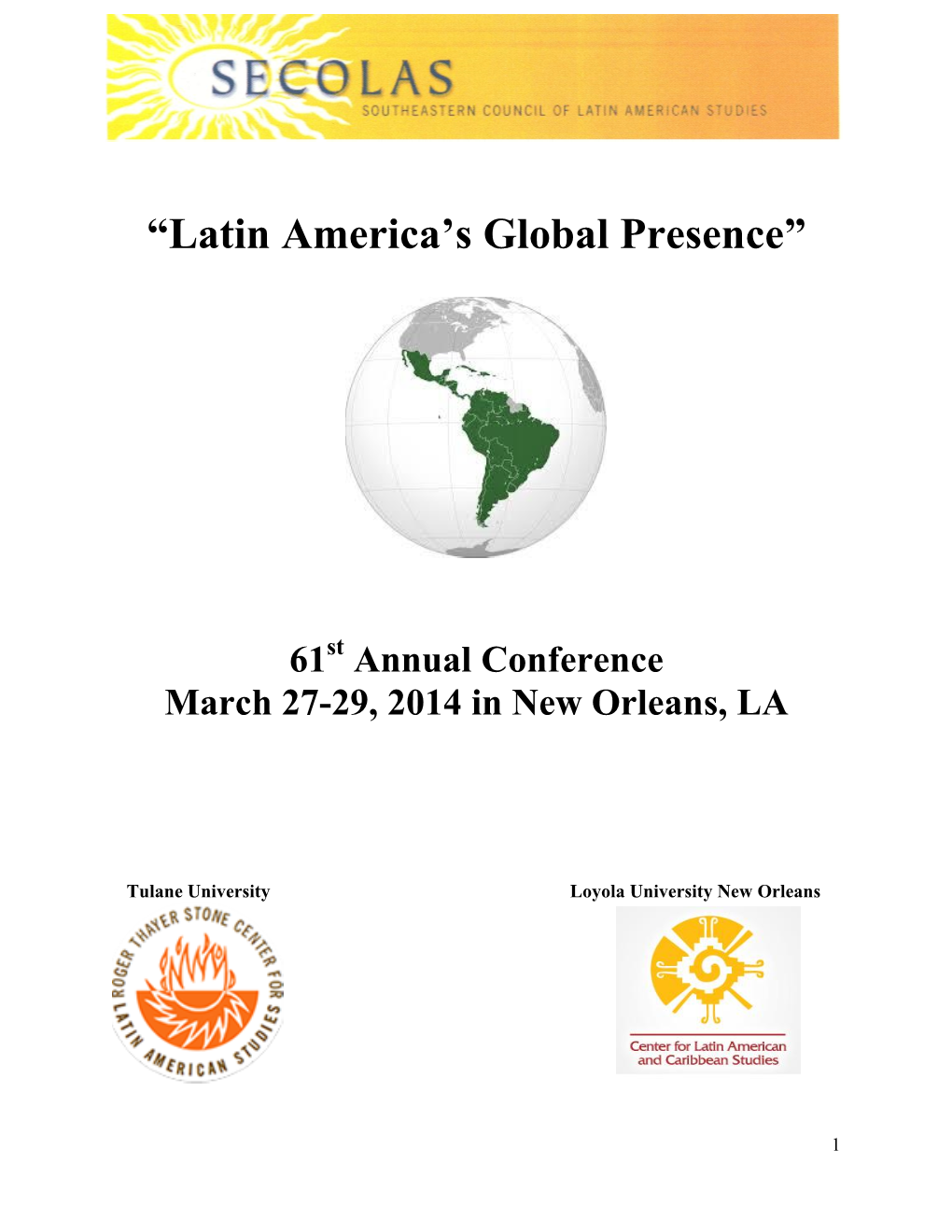 “Latin America's Global Presence”
