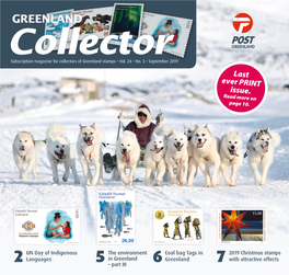 Collector Subscription Magazine for Collectors of Greenland Stamps • Vol