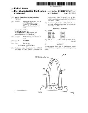 (12) Patent Application Publication (10) Pub. No.: US 2010/0096491 A1 Whitelaw Et Al