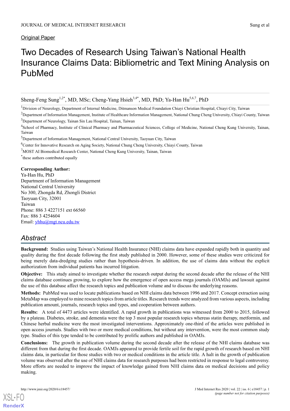 Downloaded from Pubmed and End, a Total of 4473 Articles Were Included in This Study Preprocessed Using the ªeasypubmedº Package in R