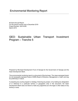 42414-045: Sustainable Urban Transport Investment Program