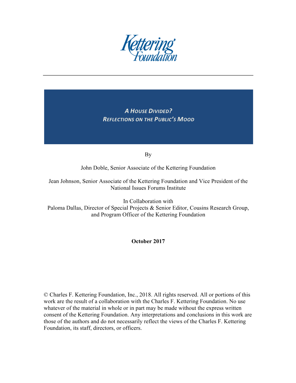 House Divided Working Paper FINAL 6-19-18