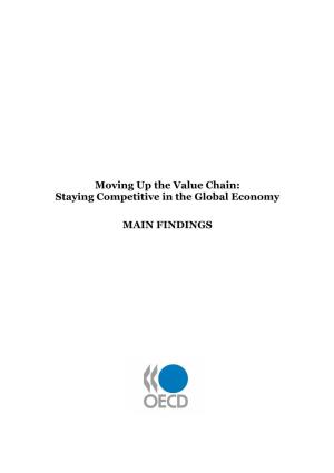 Moving up the Value Chain: Staying Competitive in the Global Economy