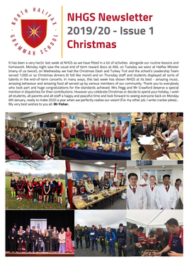 NHGS Newsletter 2019/20 - Issue 1 Christmas