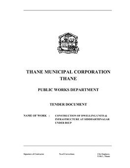Thane Municipal Corporation Thane