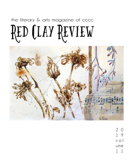 2019 Issue of the Red Clay Review