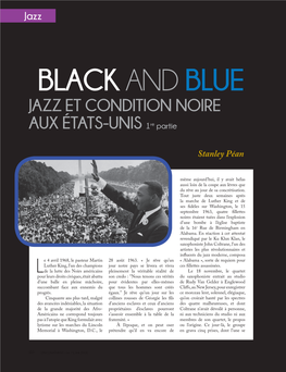 Black and Blue. Jazz Et Condition Noire Aux États-Unis