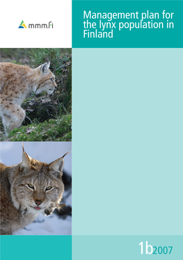 Management Plan for the Lynx Population in Finland