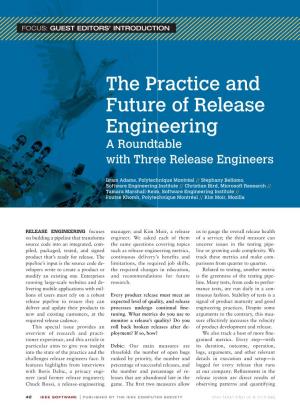 A Roundtable with Three Release Engineers