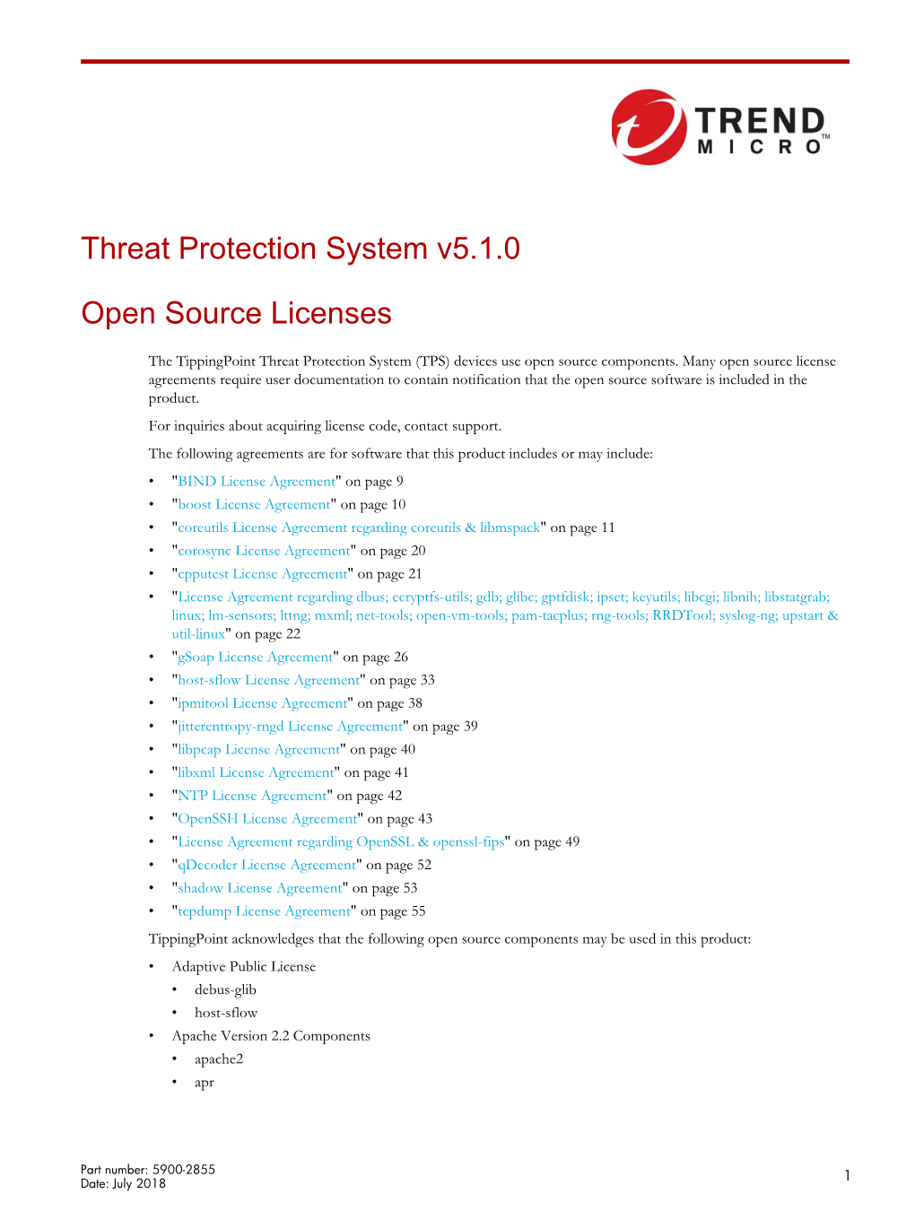 Open Source Licenses