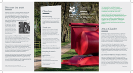 Anthony Caro at Cliveden Is Presented in Co-Operation with Annely Juda Fine Art