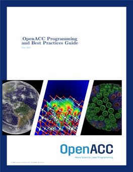 Openacc Programming and Best Practices Guide May 2021