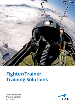 Fighter/Trainer Aircraft Training Solutions Entry Spread