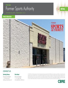 Former Sports Authority 2720 NORTH MALL DRIVE | VIRGINIA BEACH | VA, 23