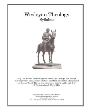 Historical and Theological Background for Wesley's Thought