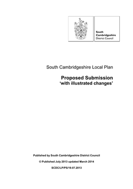 Proposed Submission Local Plan for South Cambridgeshire (Hereafter Referred to As the Draft Local Plan)