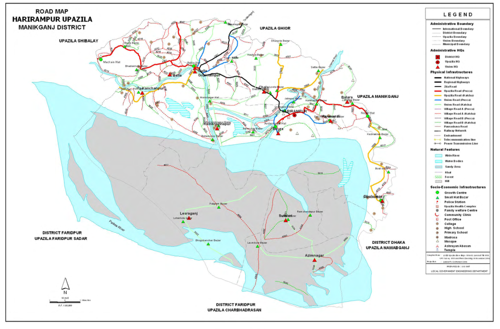 Inventory of LGED Road Network, March 2005, Bangladesh