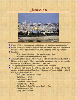 Jerusalem 1 Jejejerusalemje Rusalem