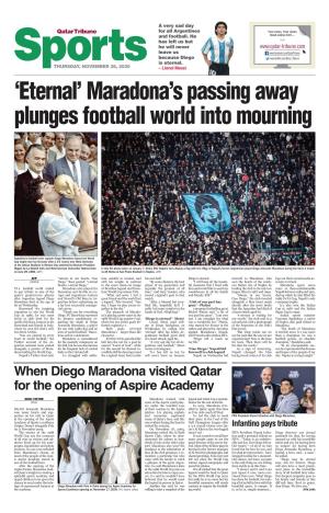 When Diego Maradona Visited Qatar for the Opening of Aspire Academy