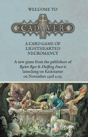 A Card Game of Lighthearted Necromancy a New