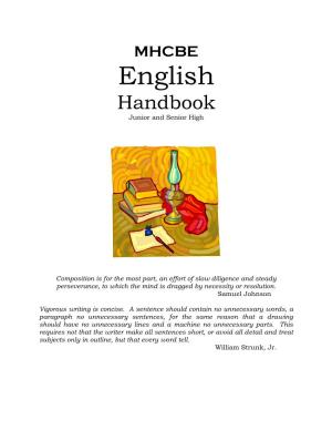 English Handbook Junior and Senior High