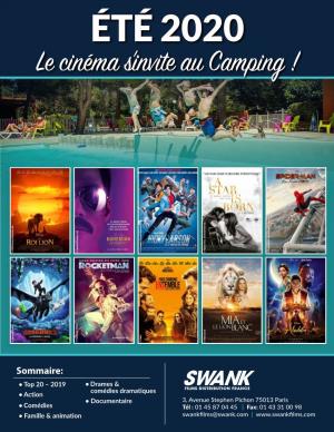 ÉTÉ 2020 Le Cinéma S’Invite Au Camping ! © Columbia Pictures Industries, Inc